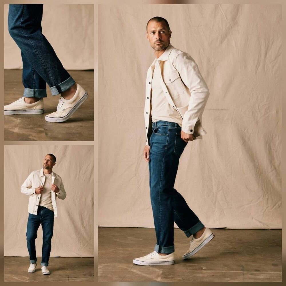 Flint and Tinder All-American Relaxed Fit Stretch Denim Jeans Sz. 34 x 34